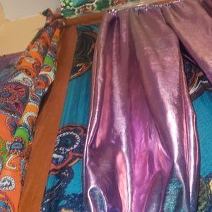 Cool holographic festie pants